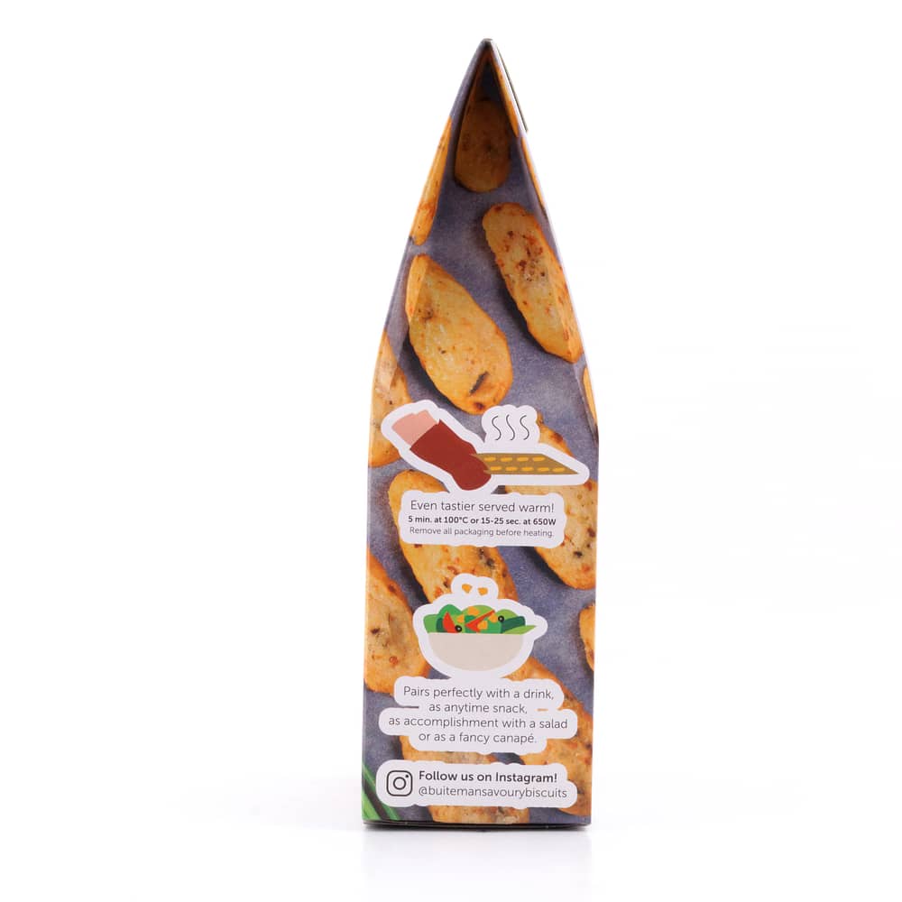 Buiteman Gouda & chive Käsegebäck mit Schnittlauch 75 Gramm Produktbild