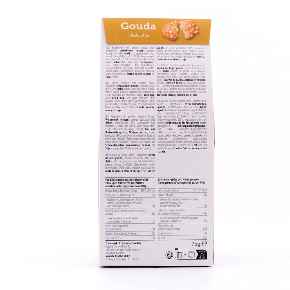 Buiteman Gouda Käsegebäck 75 Gramm Produktbild