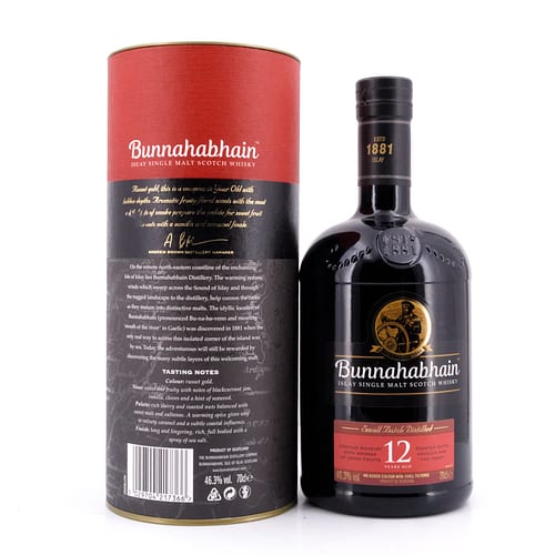 Bunnahabhain 12 Jahre Un-Chillfiltered Small Batch 0,70 Liter/ 46.3% vol Produktbild