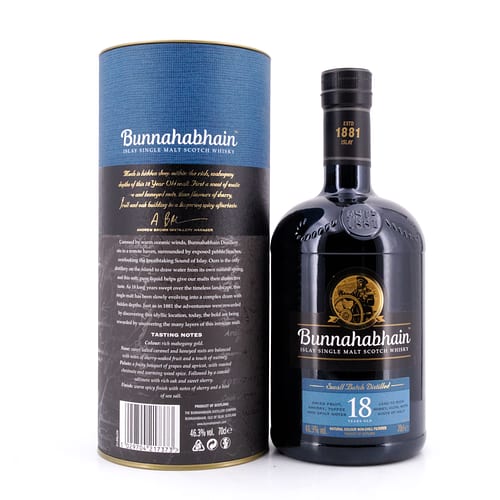 Bunnahabhain 18 Jahre 0,70 Liter/ 46.3% vol Produktbild
