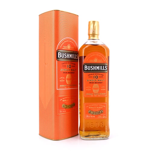 Bushmills 10 Jahre Sherry Cask Finish Literflasche 1 Liter/ 46.0% vol Produktbild