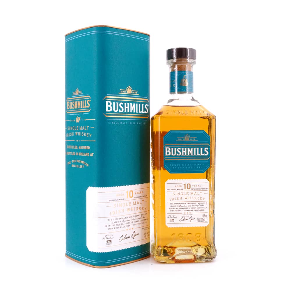Bushmills 10 Jahre 0,70 Liter/ 40.0% vol Produktbild