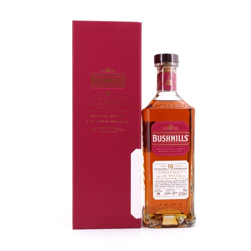 Bushmills 16 Jahre Single Malt Three Woods 0,70 Liter/ 40.0% vol Produktbild