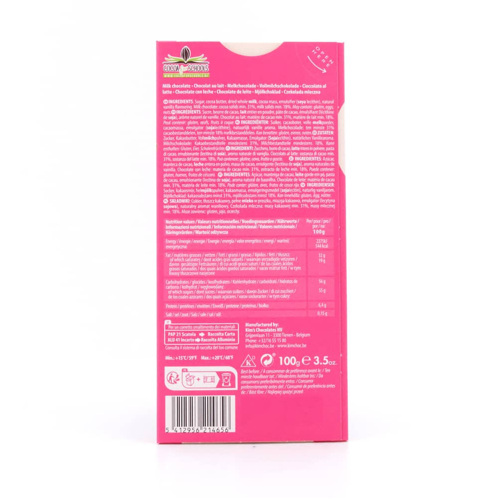Cachet Creamy Milk Vollmilchschokolade 31% 100 Gramm Produktbild