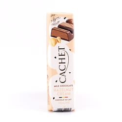 Cachet Milk Chocolate Hazelnut Cream Riegel Vollmilchschokolade gefüllt mit Haselnusscreme Produktbild