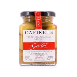Capirete Gordal grüne Oliven mit Chili 300g Produktbild