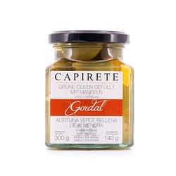 Capirete Gordal grüne Oliven mit Mandeln 300g Produktbild