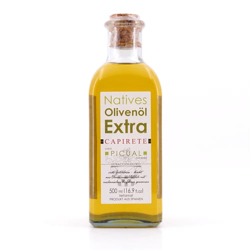 Capirete Olivenöl Extra Virgin Picual 0,50 Liter Produktbild