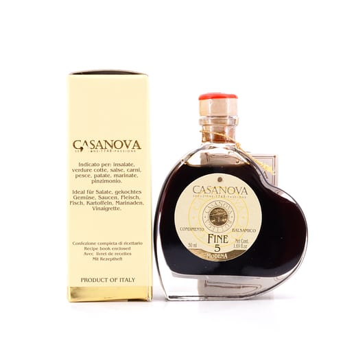 Casanova Aceto Balsamico di Modena I.G.P. Herzflasche 0,050 Liter Produktbild