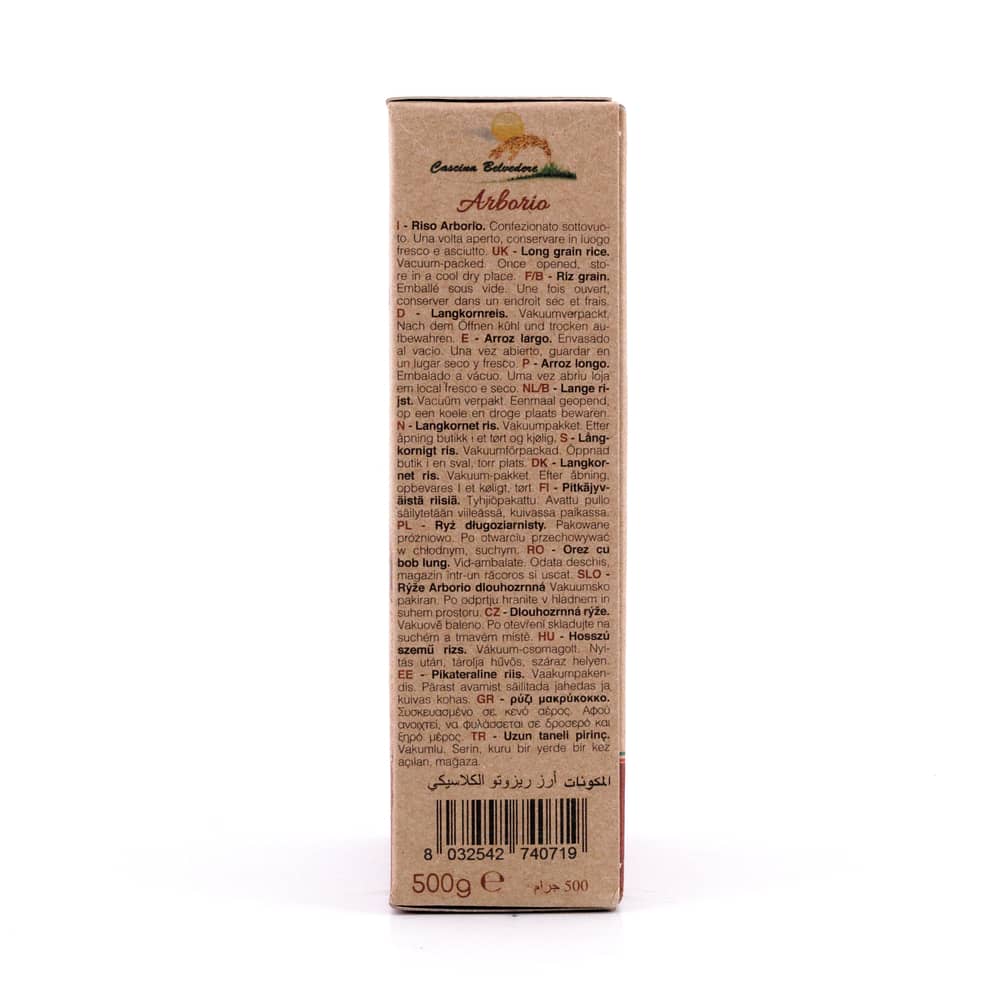Cascina Belvedere Arboria Reis Langkornreis 500 Gramm Produktbild