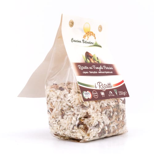 Cascina Belvedere Risotto mit Steinpilzen 250 Gramm Produktbild