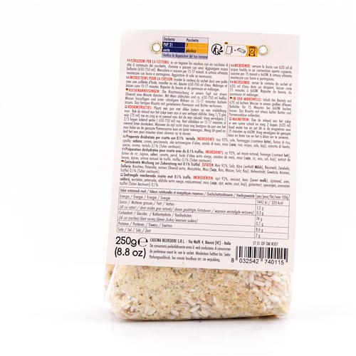 Cascina Belvedere Risotto mit Trüffel 250 Gramm Produktbild