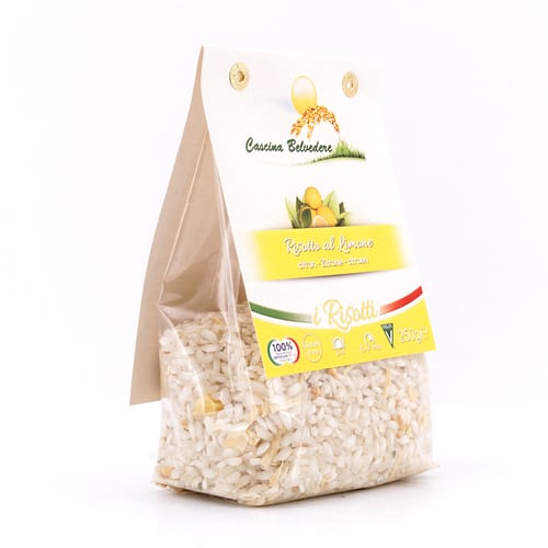 Cascina Belvedere Risotto mit Zitrone 250 Gramm Produktbild