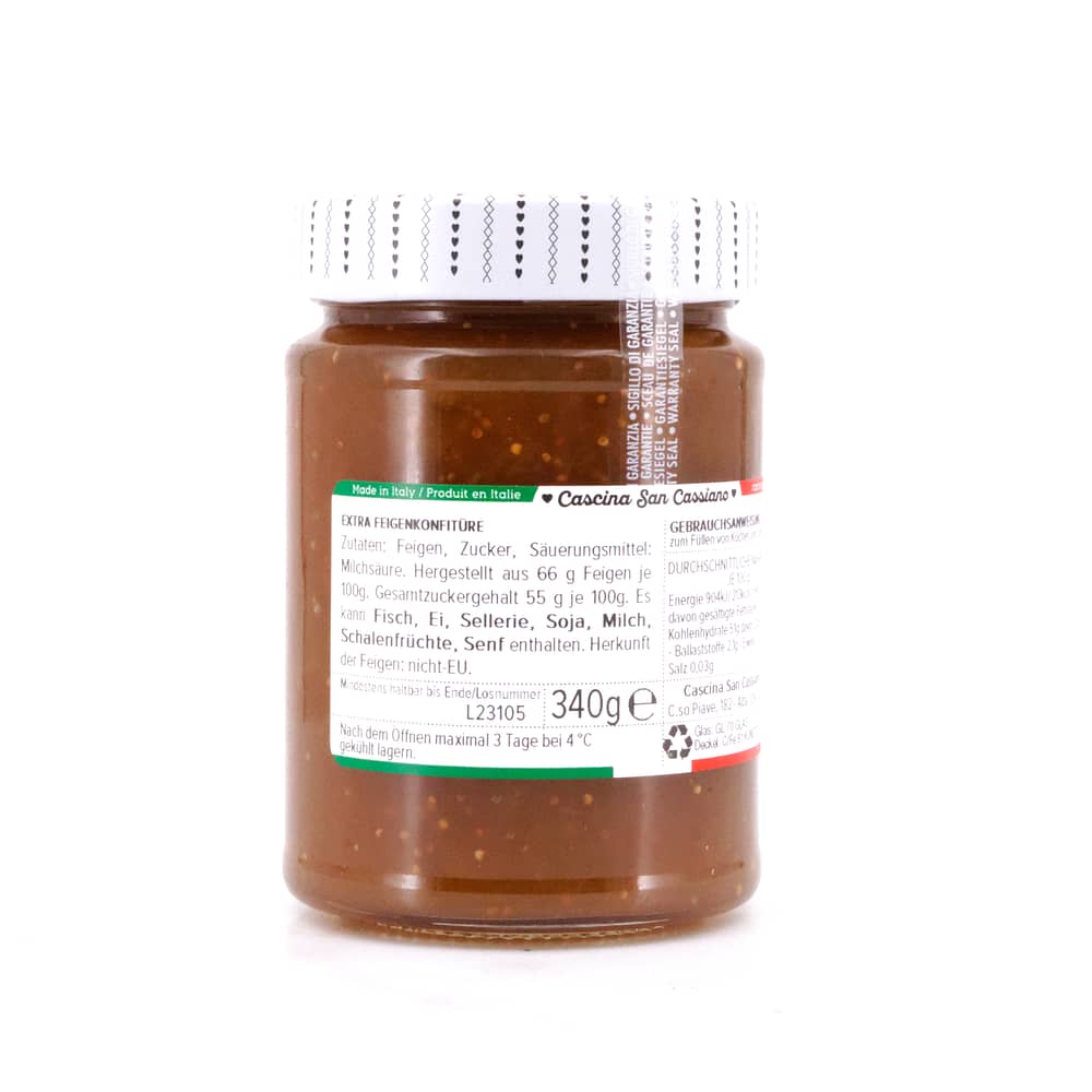 Cascina San Cassiano Confettura Fichi Feigen Konfitüre Extra 340 Gramm Produktbild