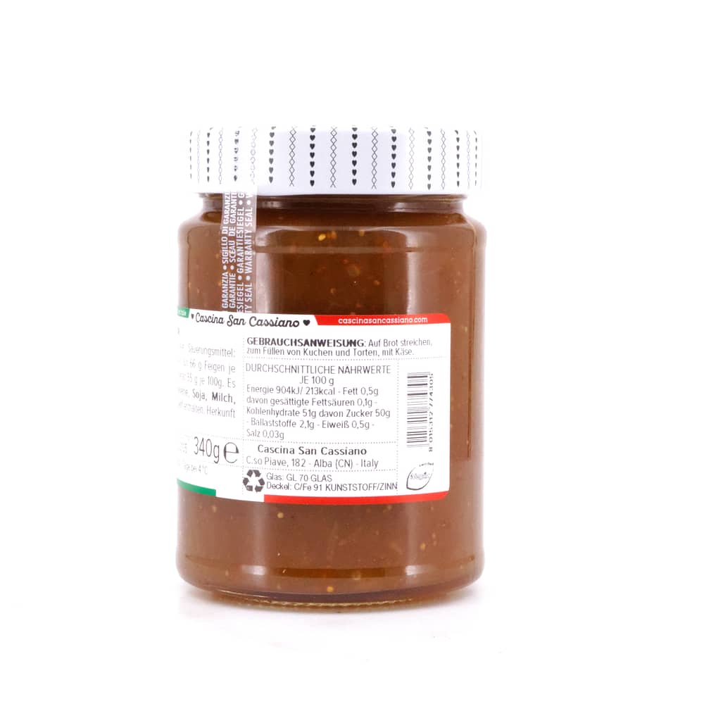 Cascina San Cassiano Confettura Fichi Feigen Konfitüre Extra 340 Gramm Produktbild