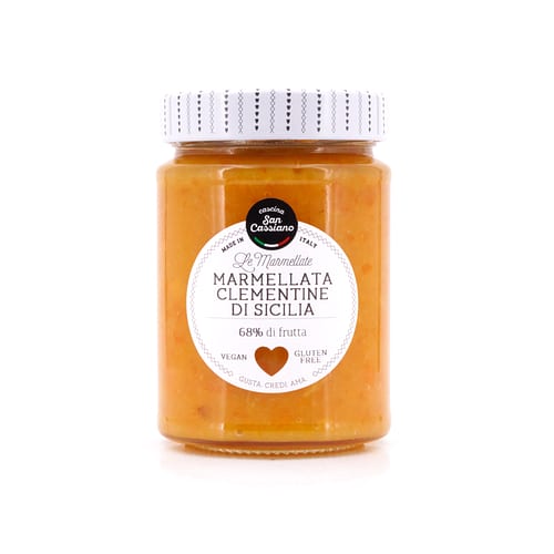 Cascina San Cassiano Marmellata Clementine Di Sicilia Sizil. Clementinen-Marmelade 71% Fruchtanteil 340 Gramm Produktbild