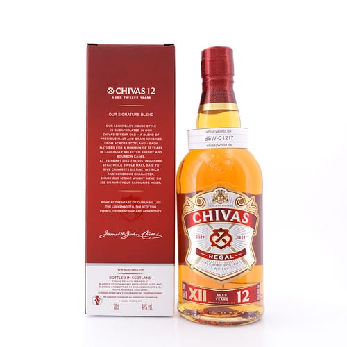 Chivas Brothers 12 Jahre neues Design 0,70 Liter/ 40.0% vol Produktbild
