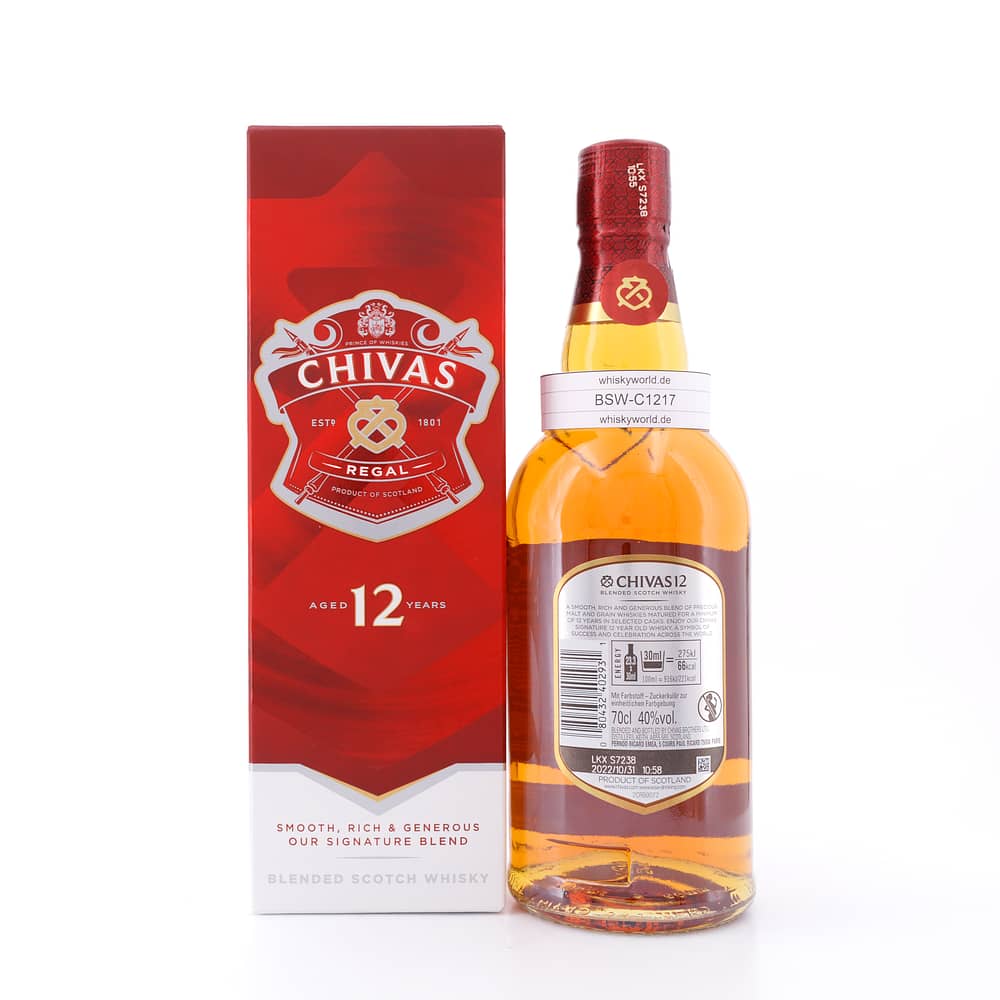 Chivas Brothers 12 Jahre neues Design 0,70 Liter/ 40.0% vol Produktbild