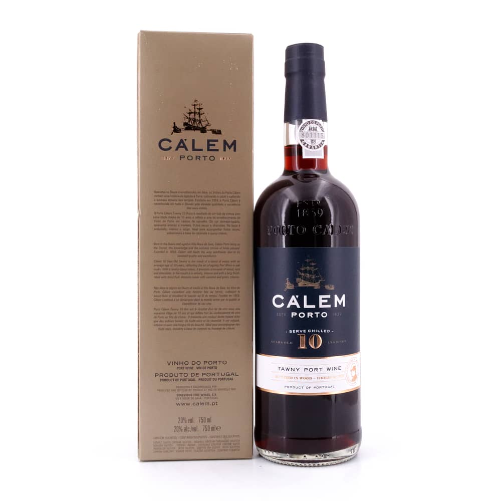 Cálem 10 Jahre Tawny Port 0,750 Liter/ 20.0% vol Produktbild