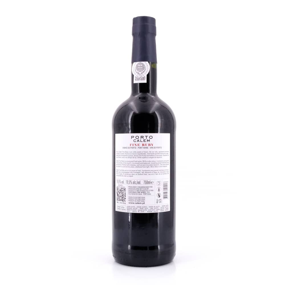 Cálem Fine Ruby Porto 0,750 Liter/ 19.5% vol Produktbild