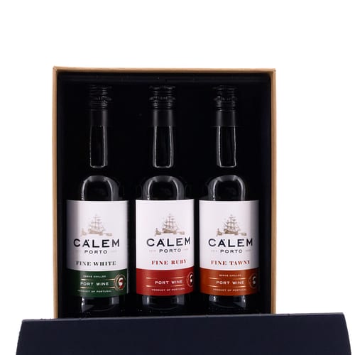 Cálem Port For Two 3 Stck je 0,20l, Ruby Port; Tawny Port & White Port 0,60 Liter/ 20.0% vol Produktbild