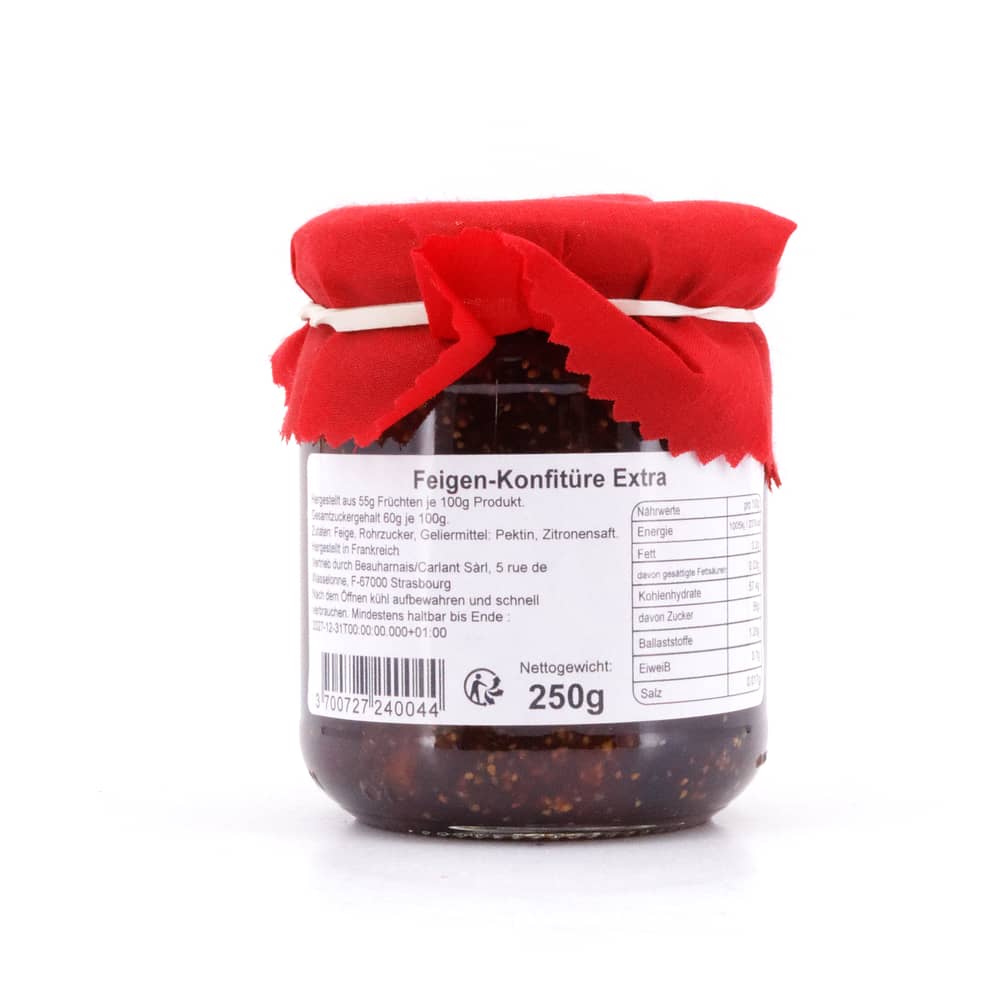 Confiture artisanale Figue Feigen-Konfitüre gekocht im Kupferkessel 250 Gramm Produktbild