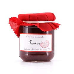 Confiture artisanale Fraise Erdbeer Konfitüre Produktbild