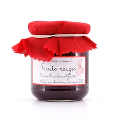Confiture artisanale Frits rouges 3 rote Früchte: Erdbeer-Himbeer- & Sauerkirsch Konfitüre Produktbild
