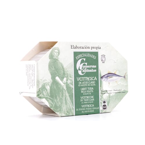 Conservas De Cambados Thunfisch Ventresca in Olivenöl 111g 72 Gramm Abtropfgewicht Produktbild