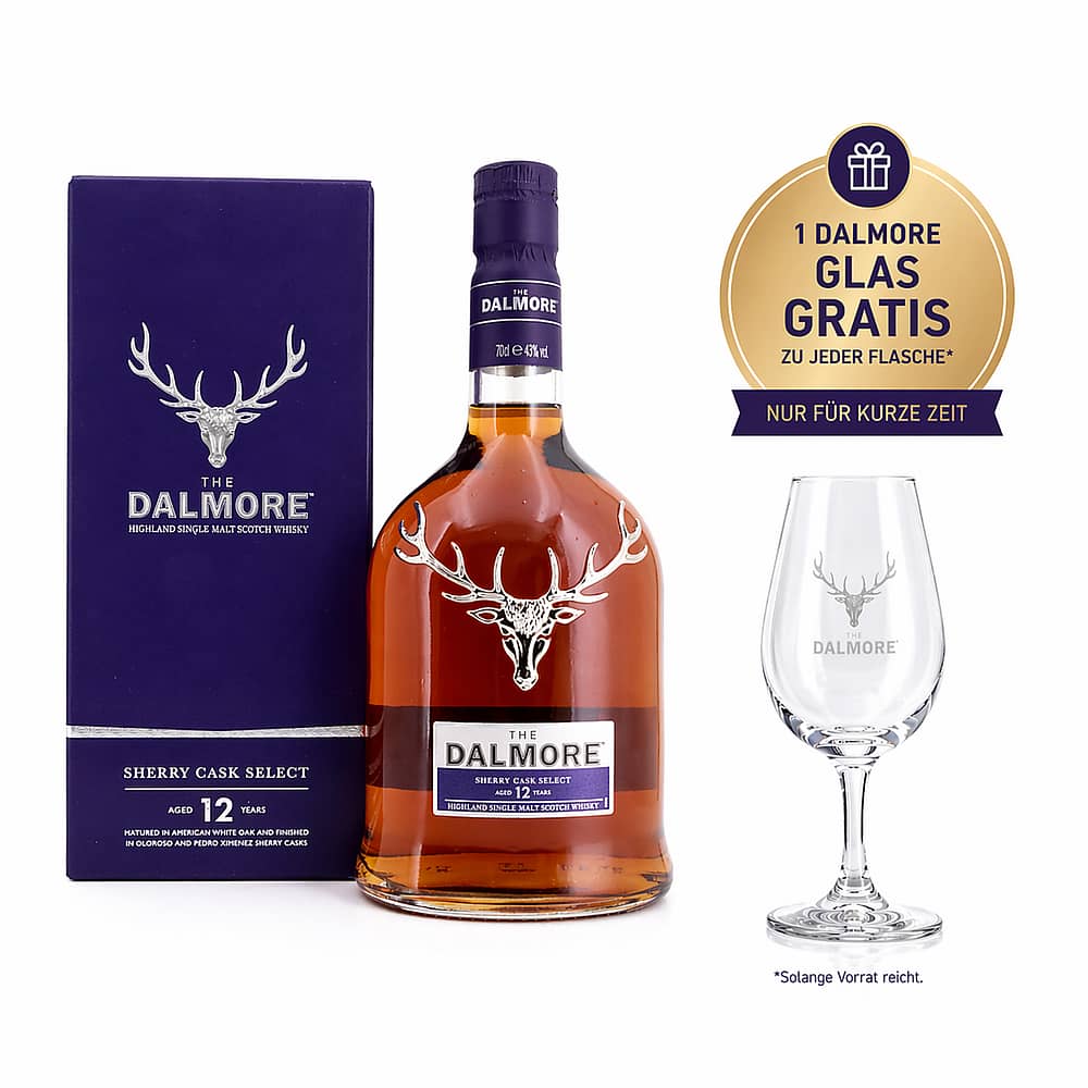 Dalmore 12 Jahre Sherry Select 0,70 Liter/ 43.0% vol Produktbild