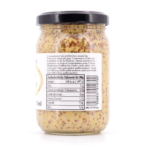 Delouis Fils Moutarde à l`Ancienne Senf nach traditioneller Art 180 Gramm Produktbild