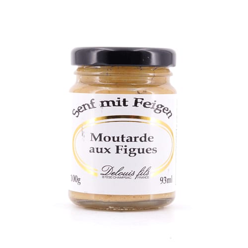 Delouis Fils Moutarde aux Figues Senf mit Feigen 100 Gramm Produktbild