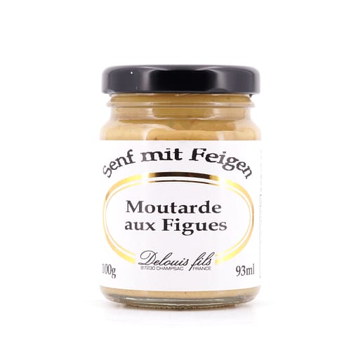 Delouis Fils Moutarde aux Figues Senf mit Feigen 100 Gramm Produktbild