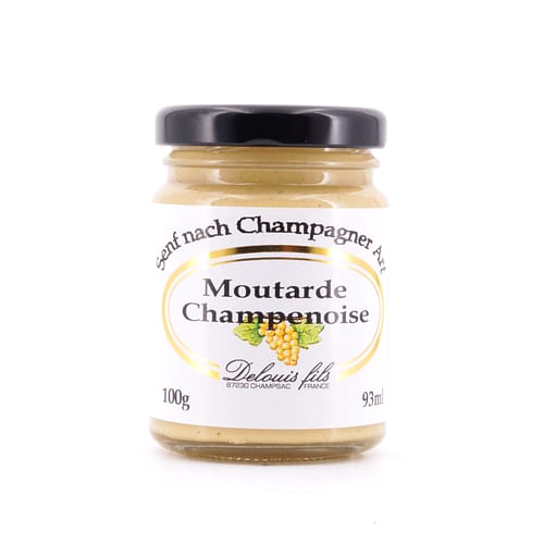 Delouis Fils Moutarde Champenoise Senf nach Champagner Art 100 Gramm/ 1.5% vol Produktbild