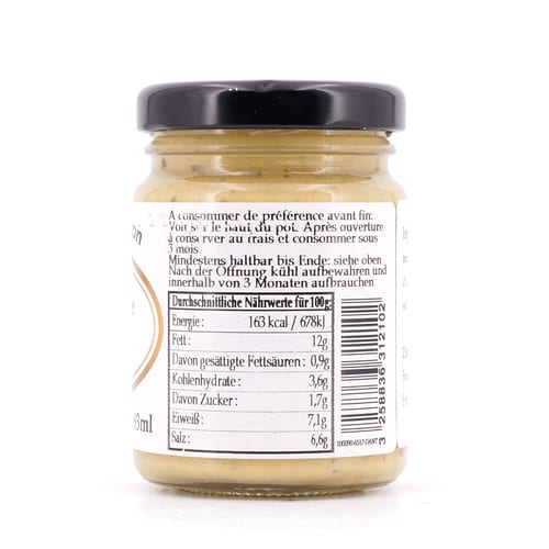 Delouis Fils Moutarde Forte à L´Estragon Senf mit Estragon 100 Gramm Produktbild