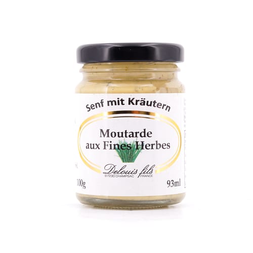 Delouis Fils Senf mit Kräutern 100 Gramm Produktbild