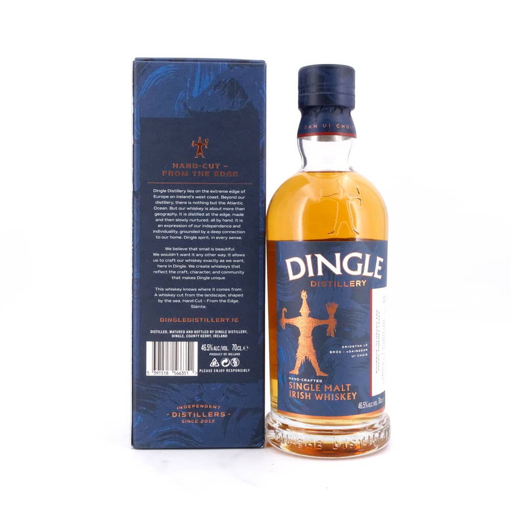 Dingle Single Malt Irish Whiskey Matured In Bourbon And Sherry Casks 0,70 Liter/ 46.5% vol Produktbild