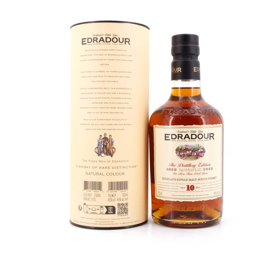 Edradour 10 Jahre Distillery Edition 200 Years 0,70 Liter/ 46.0% vol Produktbild