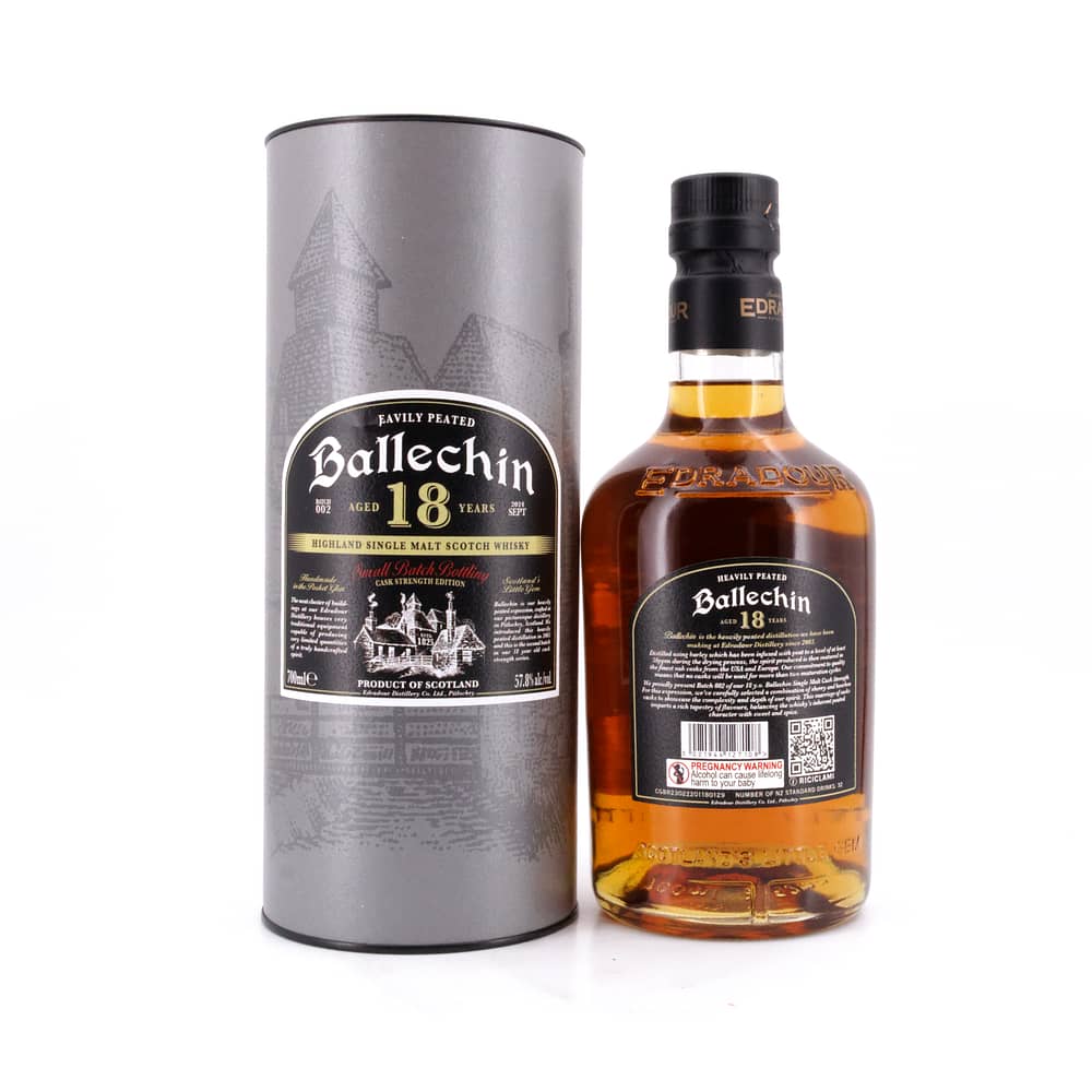 Edradour Ballechin 18 Jahre Cask Strength Batch #2 0,70 Liter/ 57.8% vol Produktbild