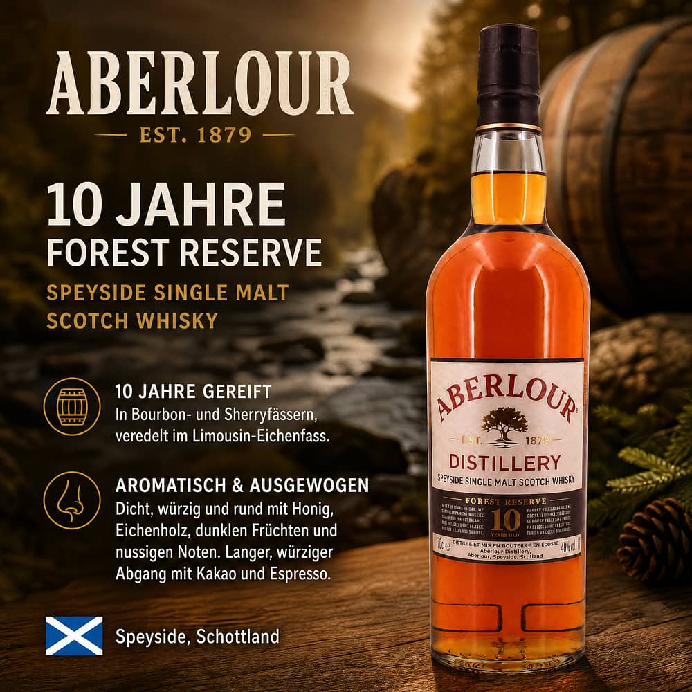 Aberlour 10 Jahre Forest Reserve 0,70 Liter/ 40.0% vol Produktbild
