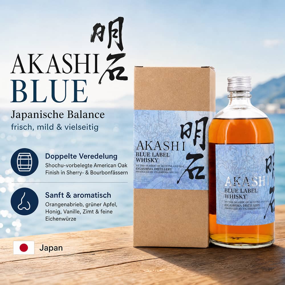 Akashi Blue 0,70 Liter/ 40.0% vol Produktbild