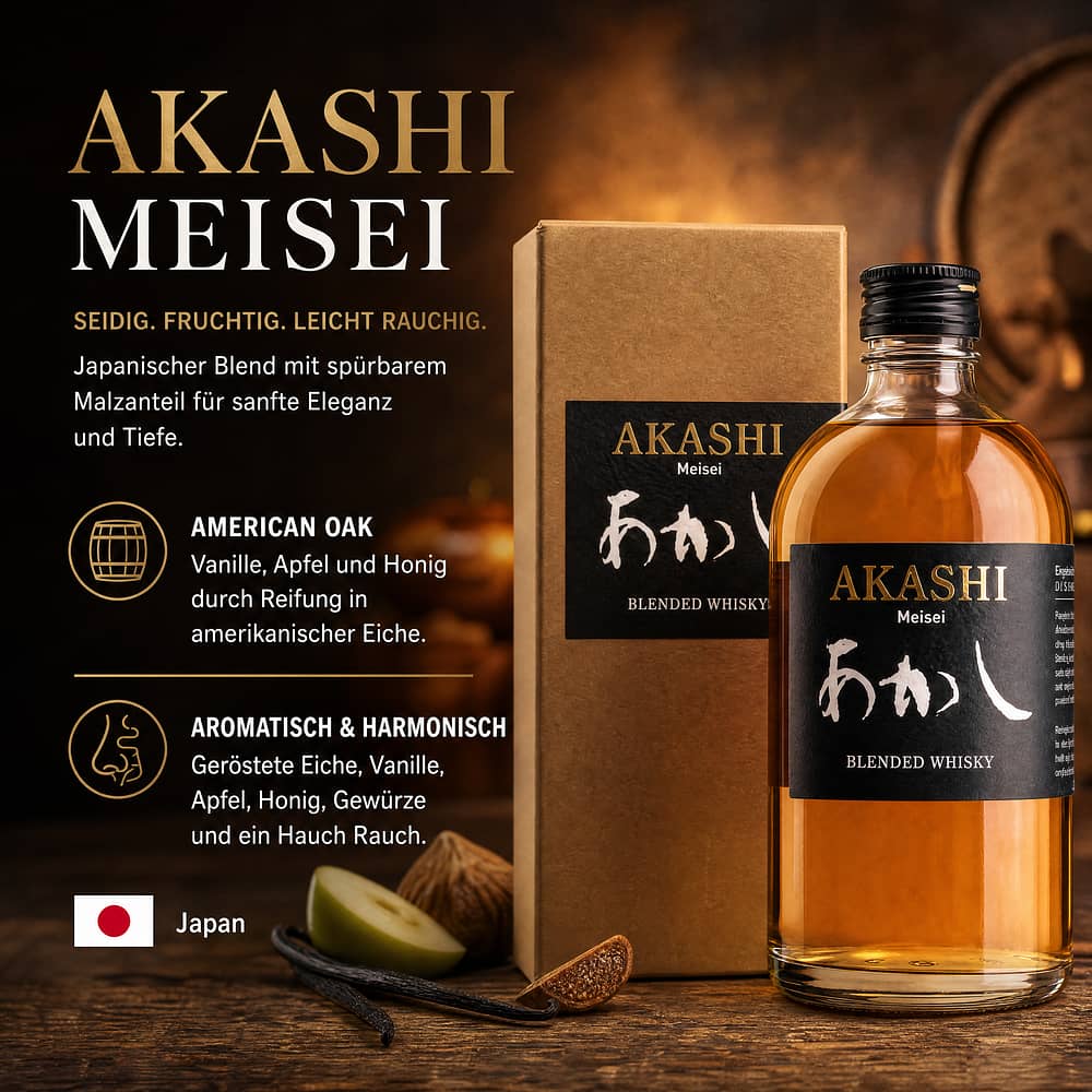Akashi Meisei 0,50 Liter/ 40.0% vol Produktbild