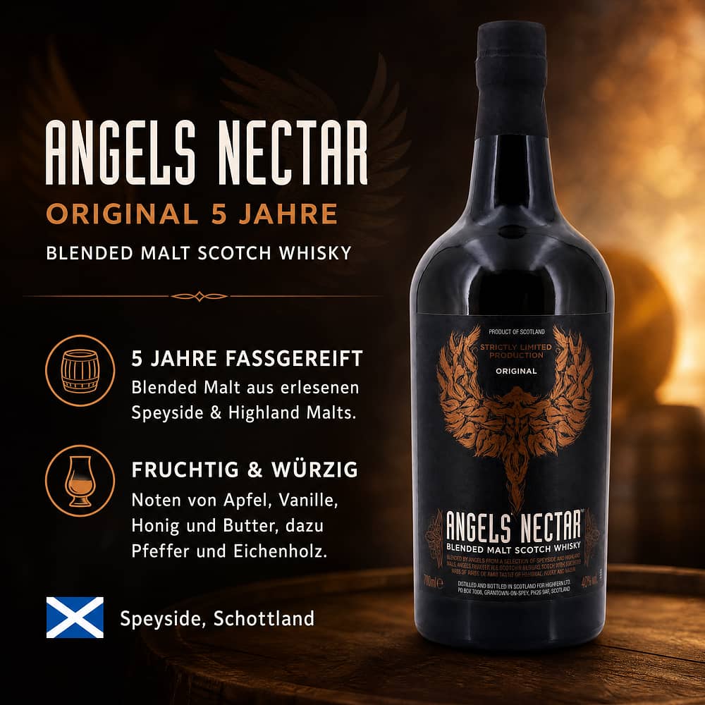 Angels' Nectar Original 5 Jahre 0,70 Liter/ 40.0% vol Produktbild