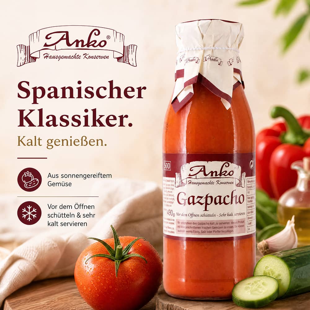 Anko Gazpacho 490 Gramm Produktbild