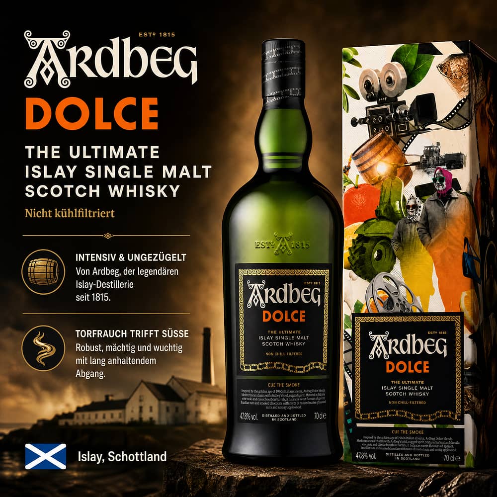 Ardbeg Dolce 0,70 Liter/ 47.8% vol Produktbild