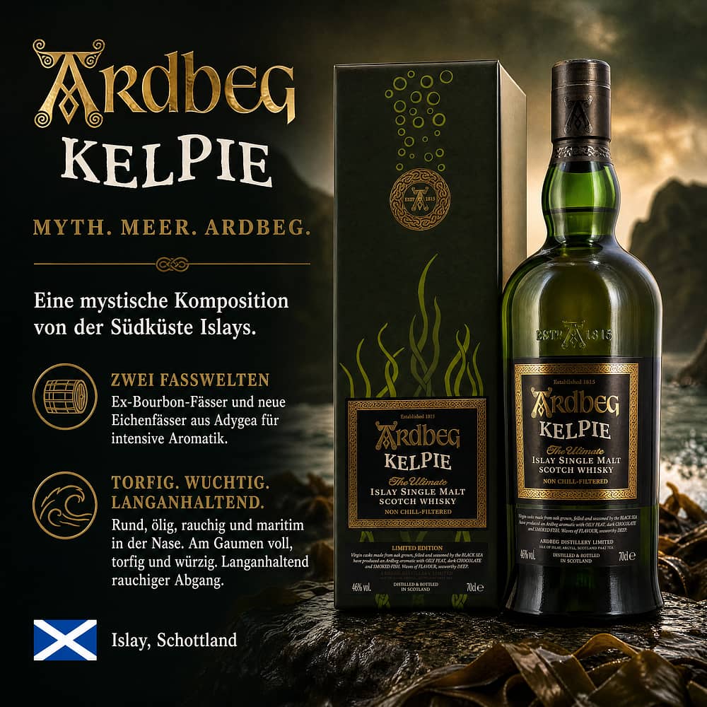 Ardbeg Kelpie 0,70 Liter/ 46.0% vol Produktbild