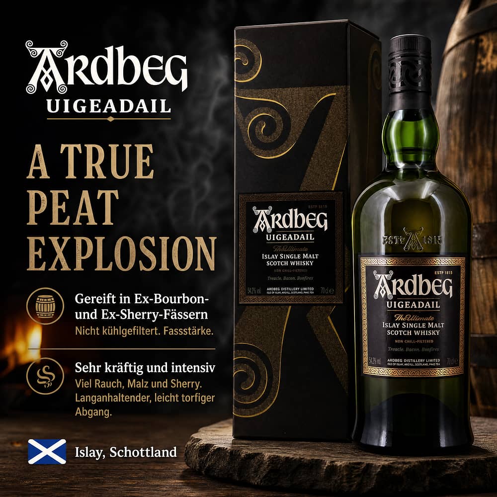 Ardbeg Uigeadail 0,70 Liter/ 54.2% vol Produktbild