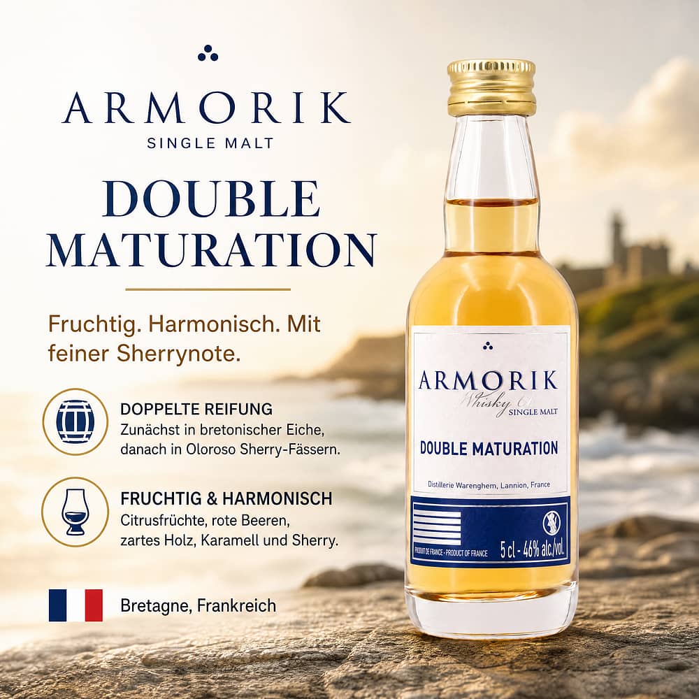 Armorik Double Maturation Miniatur 0,050 Liter/ 46.0% vol Produktbild