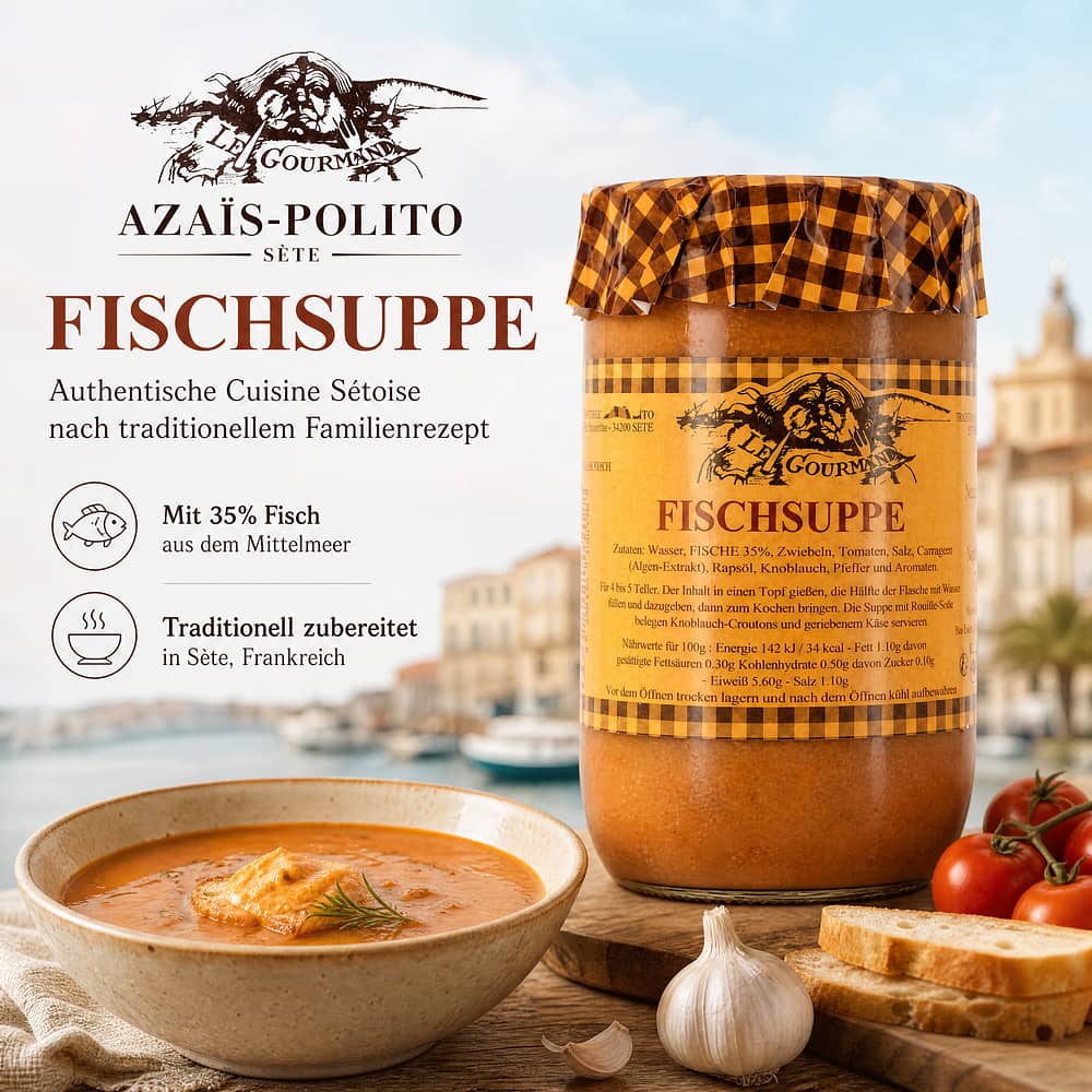 Azaïs-Polito Fischsuppe aus Sète 0,720 Liter Produktbild