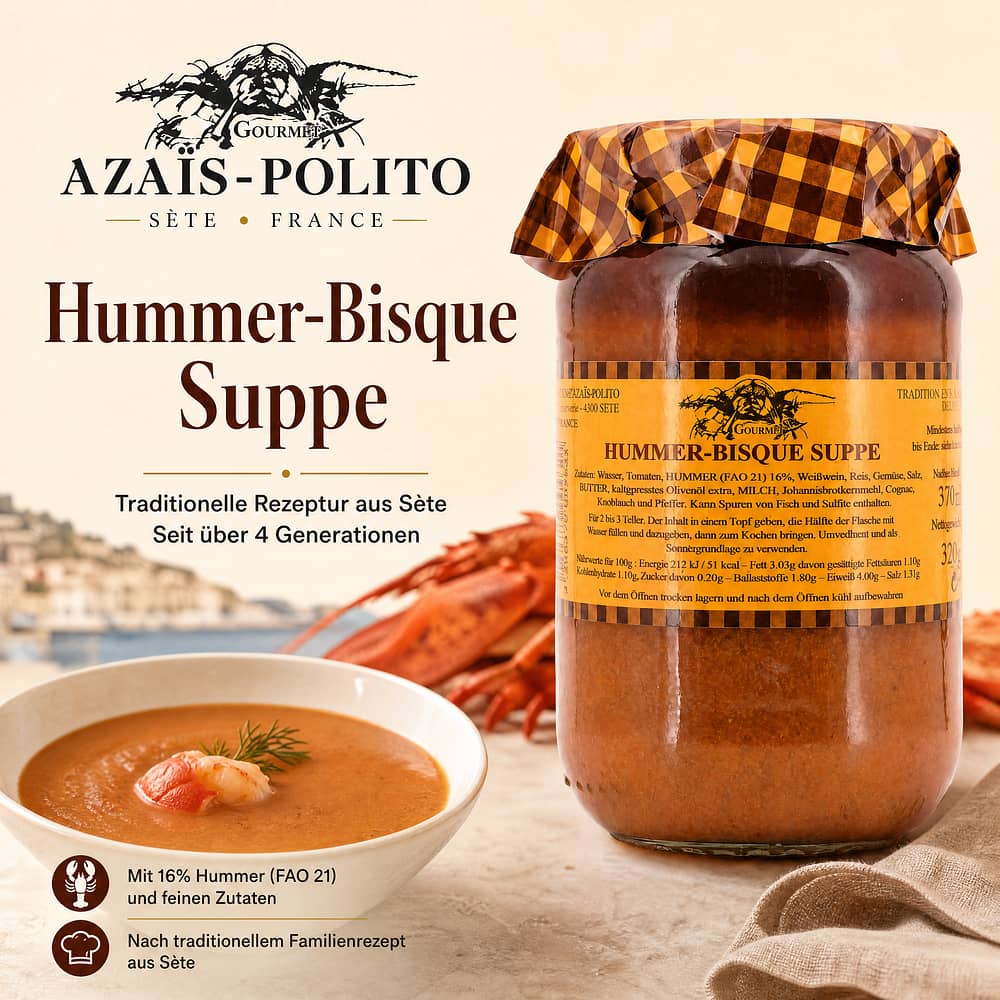 Azaïs-Polito Hummer-Bisque Suppe 0,370 Liter Produktbild